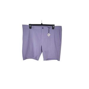 Travis Mathew Tech Chino‎ Shorts Mens Size 42 Purple Golf Casual NWT